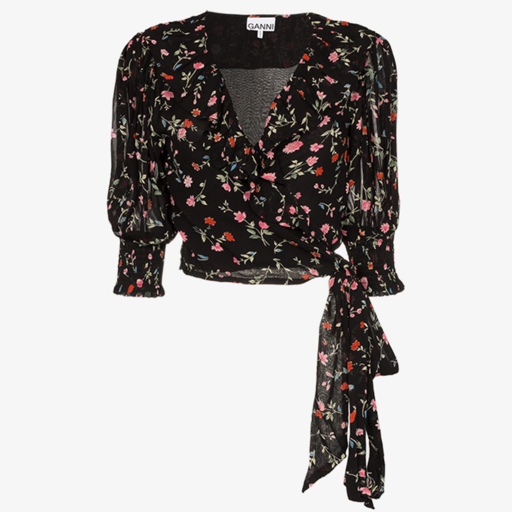 Ganni Crop Top Size Small / 38
